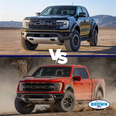 ford ranger raptor 2019 vs f150 raptor