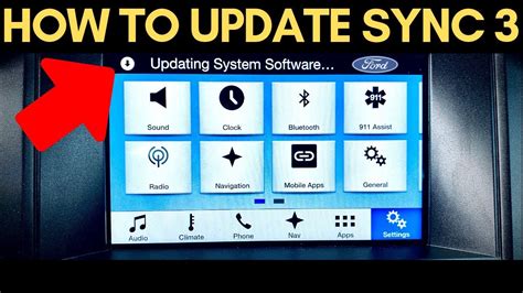 Man updating Ford Sync system in his car