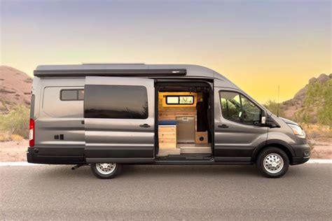 Roof vent and fan installed in a Ford Transit campervan conversion