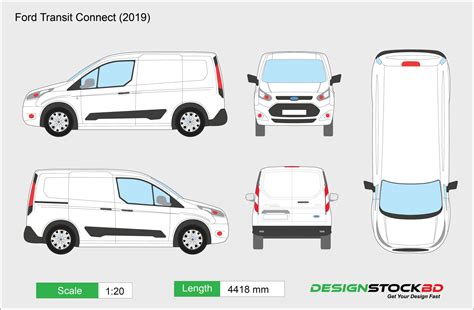 ford transit connect outline
