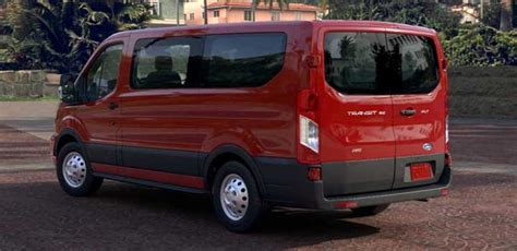 Ford Transit van dashboard showing fuel economy display highlighting Ford Transit MPG