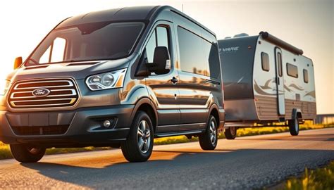 Infographic explaining Ford Transit towing capacity
