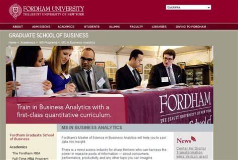 Unlocking Business Insights with Fordham's Advanced Analytics Program: Grow Your Career Today