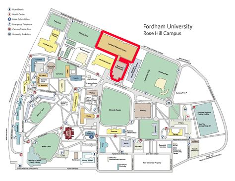 fordham university bronx campus map