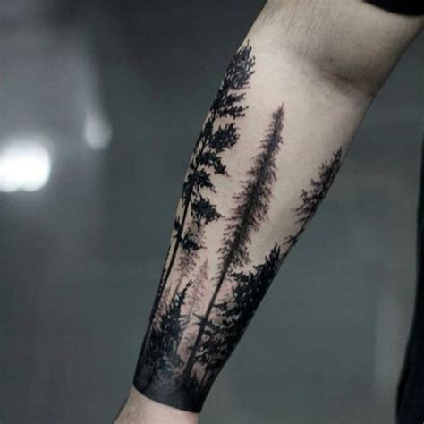 forearm tattoos tree