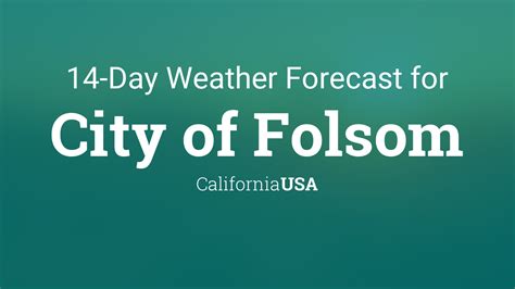 forecast for folsom ca