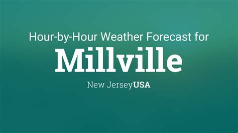 forecast for millville nj
