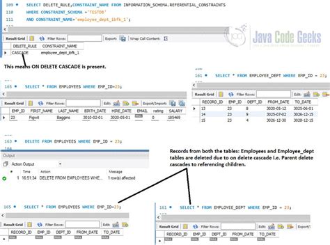 Foreign Key On Delete Cascade In Pl Sql