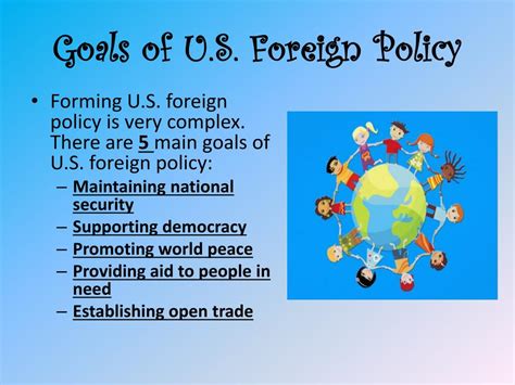 foreign policy goals ideas