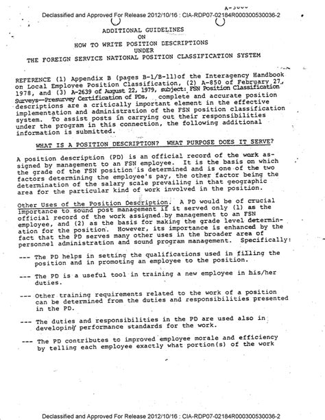 foreign service positions