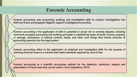 forensic audit techniques pdf