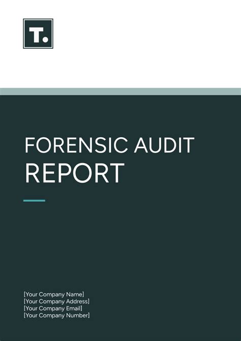 forensic audit template