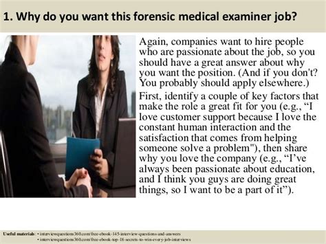 forensic interview questions and answers