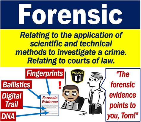 forensic science example sentence