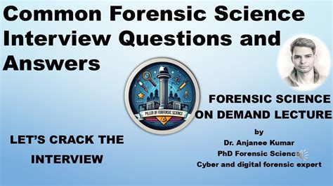 forensic science interview questions