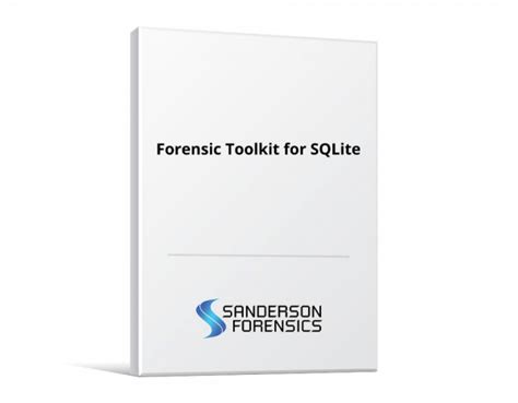 forensic toolkit for sqlite