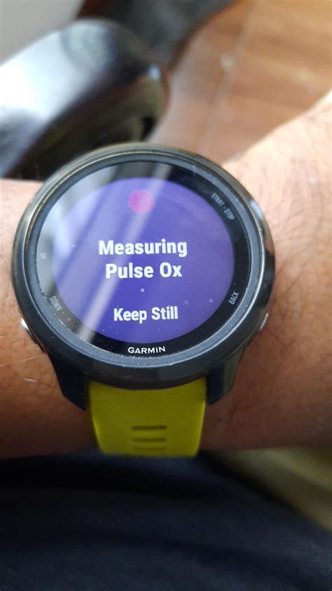 Forerunner 245 Pulse Ox Not Working