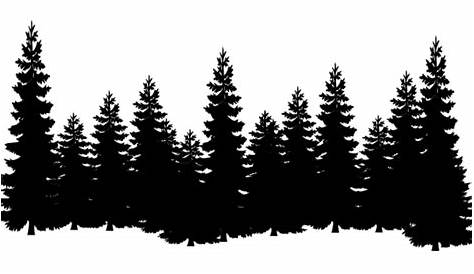 Eastern white pine Tree Forest Clip art - landscape silhouette png
