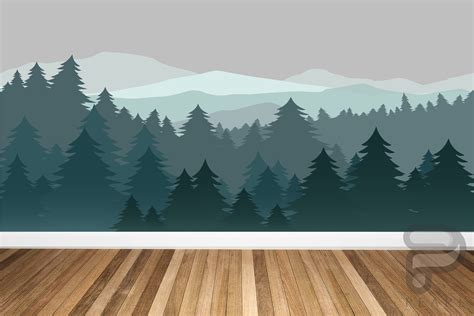 Forest Background Wall Decals