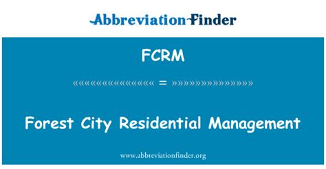 forest city residential management