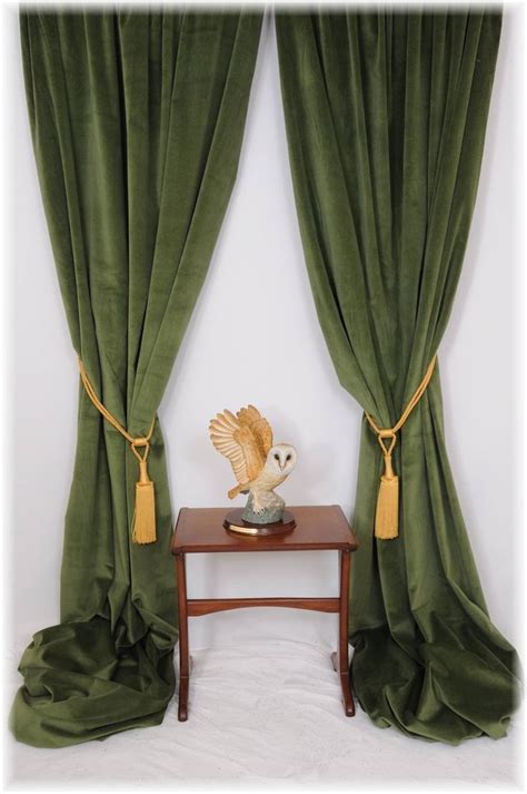 forest green velvet curtains uk