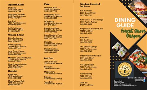 Discover the Culinary Gem in Forest Grove: A Dining Experience Like No Other