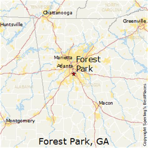 forest park ga to charlotte nc
