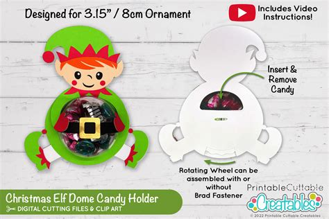 Download forest-elf-candy-dome-template SVG