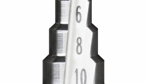 Foret conique étage amplitrous métal, Diam.4 à 20 mm