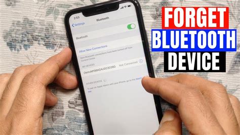 Forget Device Iphone Bluetooth