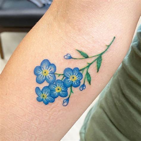 forget me not tattoo designs