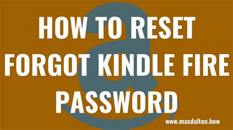 I have the parental control password on my Kindle Fire HD...