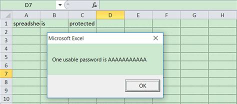 Forgot Excel Protection Password Recovery