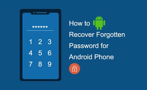 forgot passcode android phone