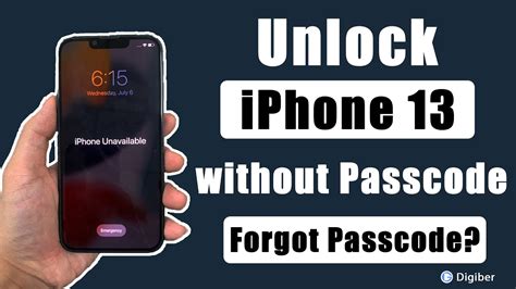 forgot passcode iphone 13