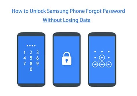 forgot unlock password samsung