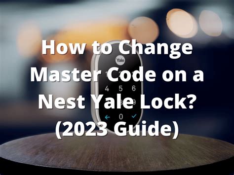 forgot yale master code