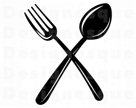 fork and spoon svg