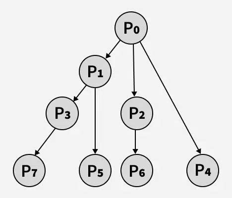 Fork Process Tree Example