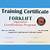forklift certification template