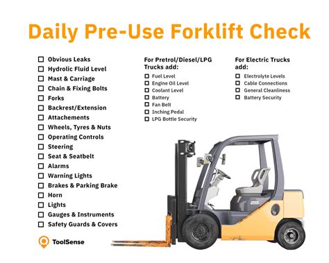 Forklift Checklist Routine