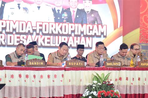 Forkopimda Tebingtinggi Ikuti Video Conference Siaga Bencana dari