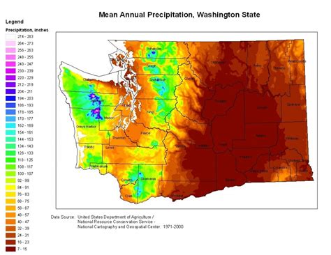 Forks Wa Average Rainfall