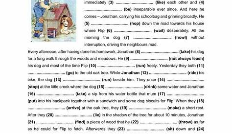 English Form 2 Exercise : English 2014 Form 2 / Put the verb into the