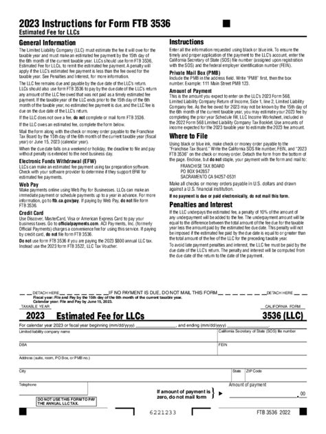 Fillable California Form 3537 (Llc) Payment For Automatic Extension