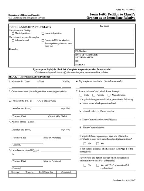 Form I600A Supplement 1 Edit, Fill, Sign Online Handypdf