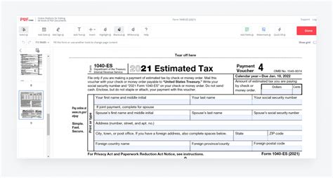 form 1040 es instructions 2024