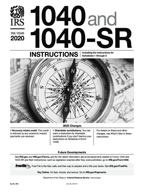 form 1040 instructions 2020 pdf