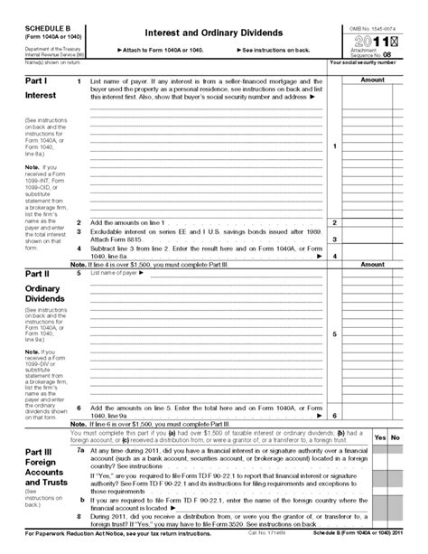 form 1040 schedule b 2021 pdf