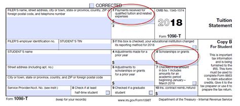 form 1098 box 1 vs box 10